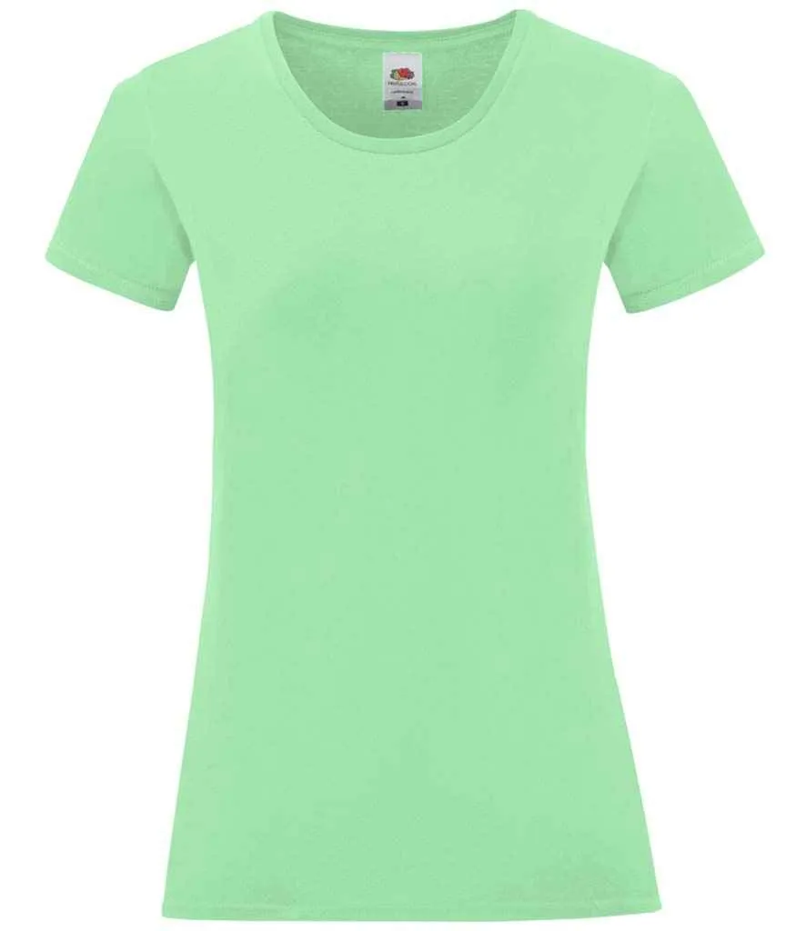 Fruit of the Loom Iconic 150 T-Shirt (Ladies) - Bright Colours