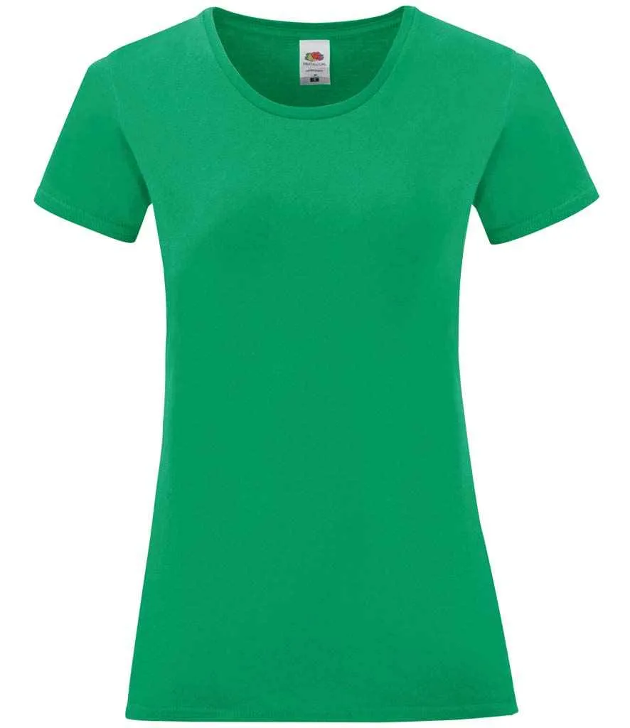 Fruit of the Loom Iconic 150 T-Shirt (Ladies) - Bright Colours