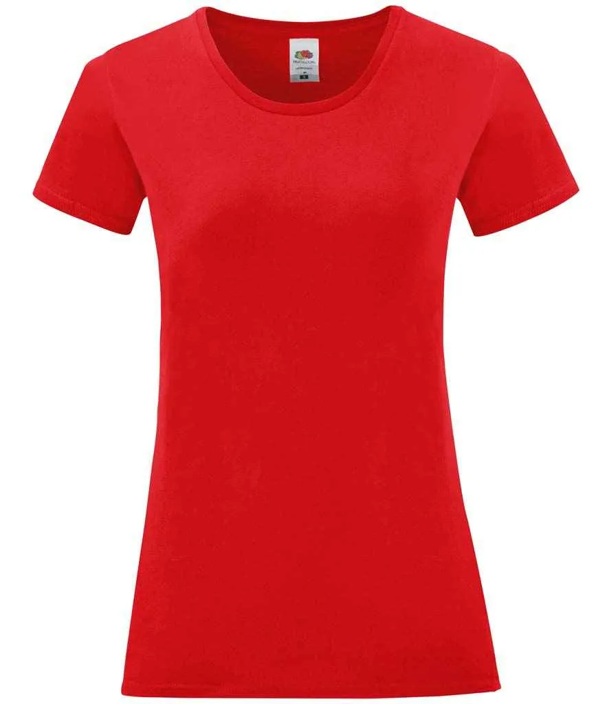 Fruit of the Loom Iconic 150 T-Shirt (Ladies) - Bright Colours