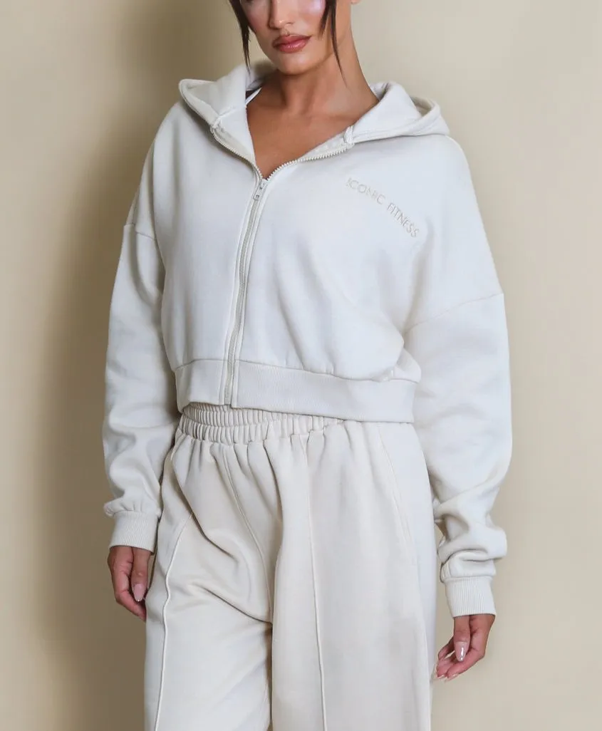 Iconic Hooded And Wide Leg Jogger Set