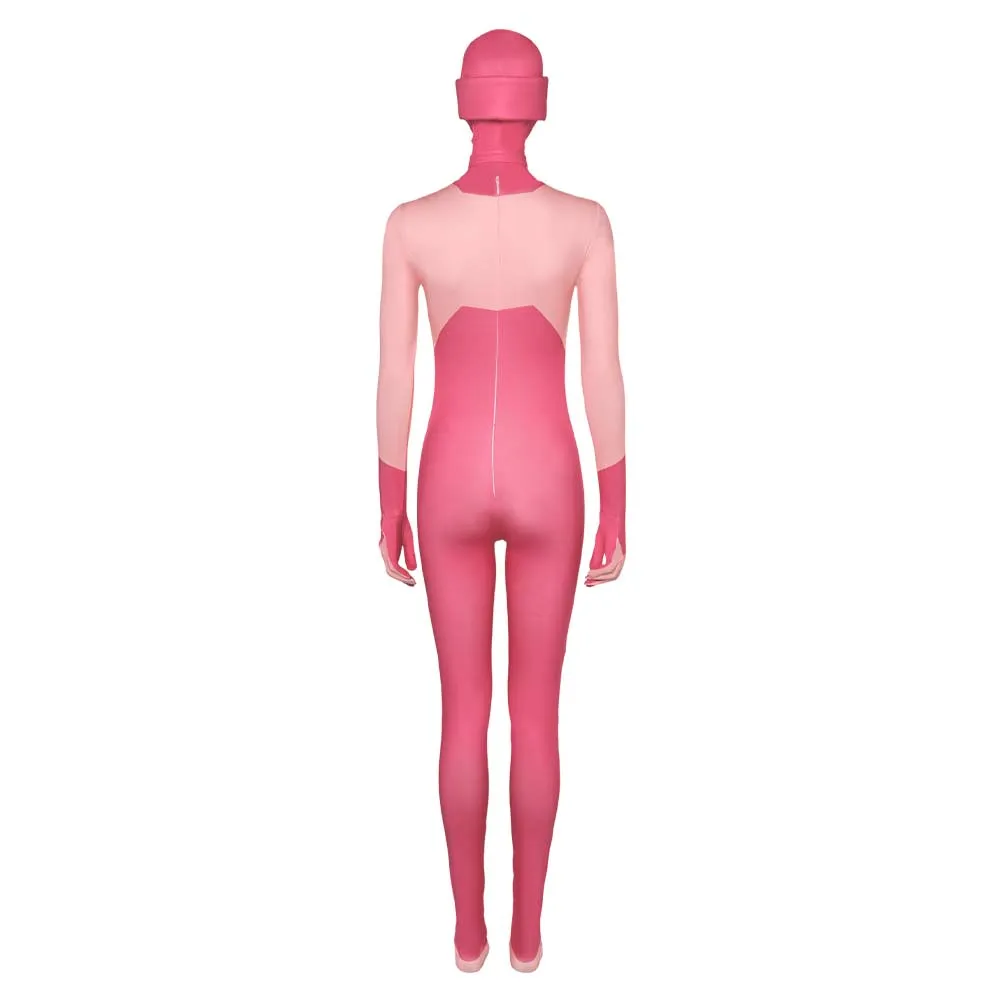 Invincible 2024 Atom Eve Women Pink Jumpsuit Party Carnival Halloween Cosplay Costume