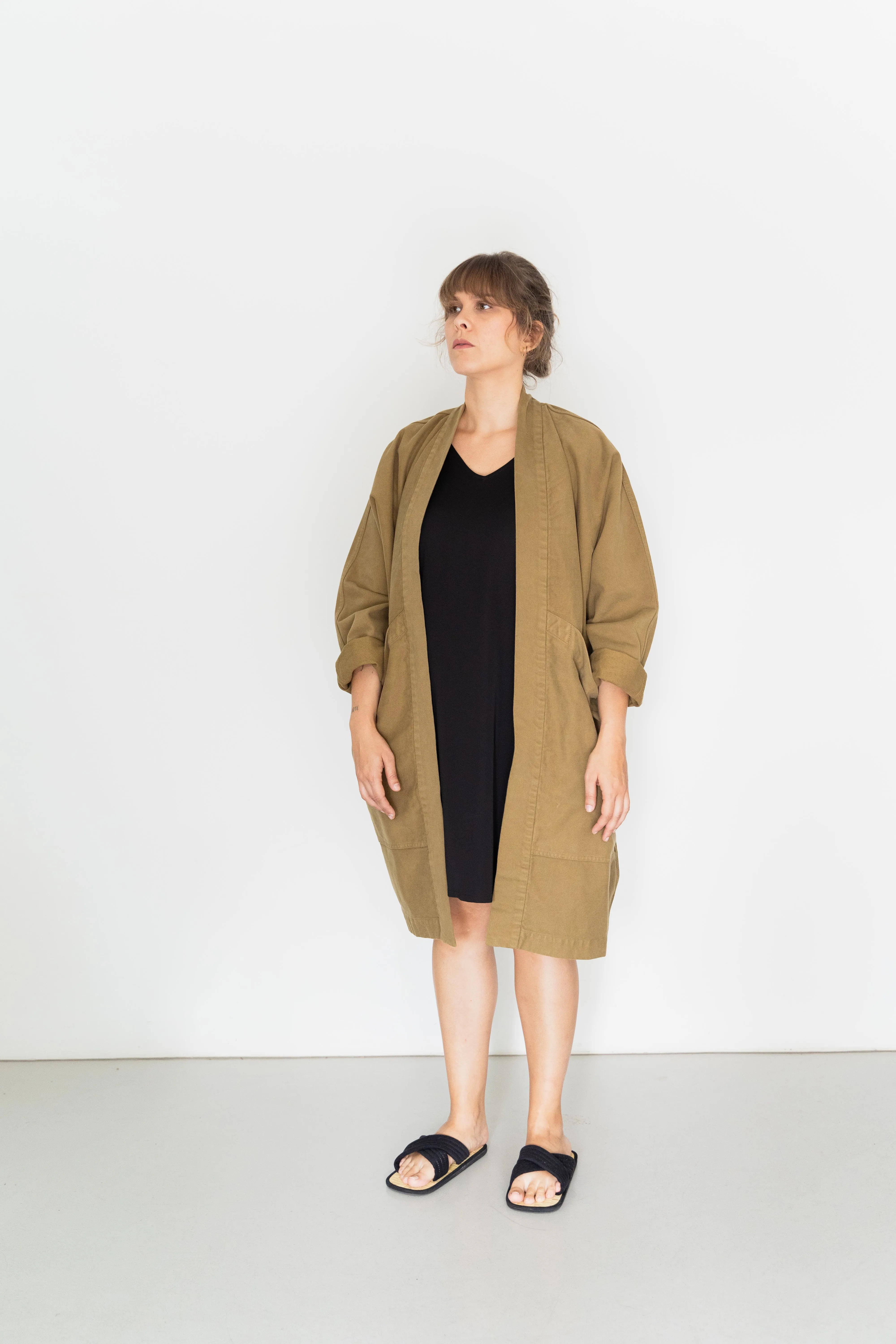 Jacket Big Pockets Hazel in ORGANIC Cotton