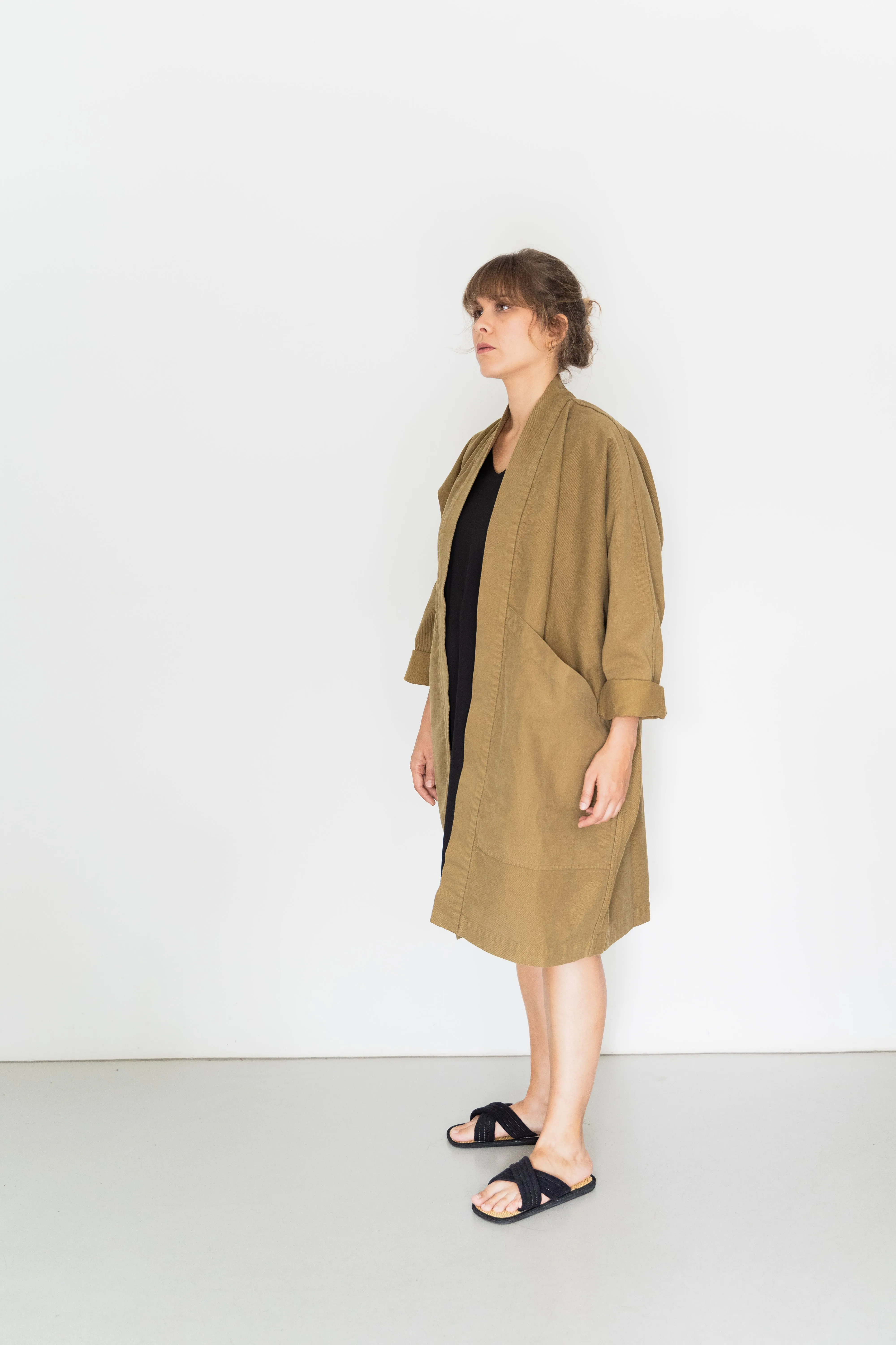 Jacket Big Pockets Hazel in ORGANIC Cotton