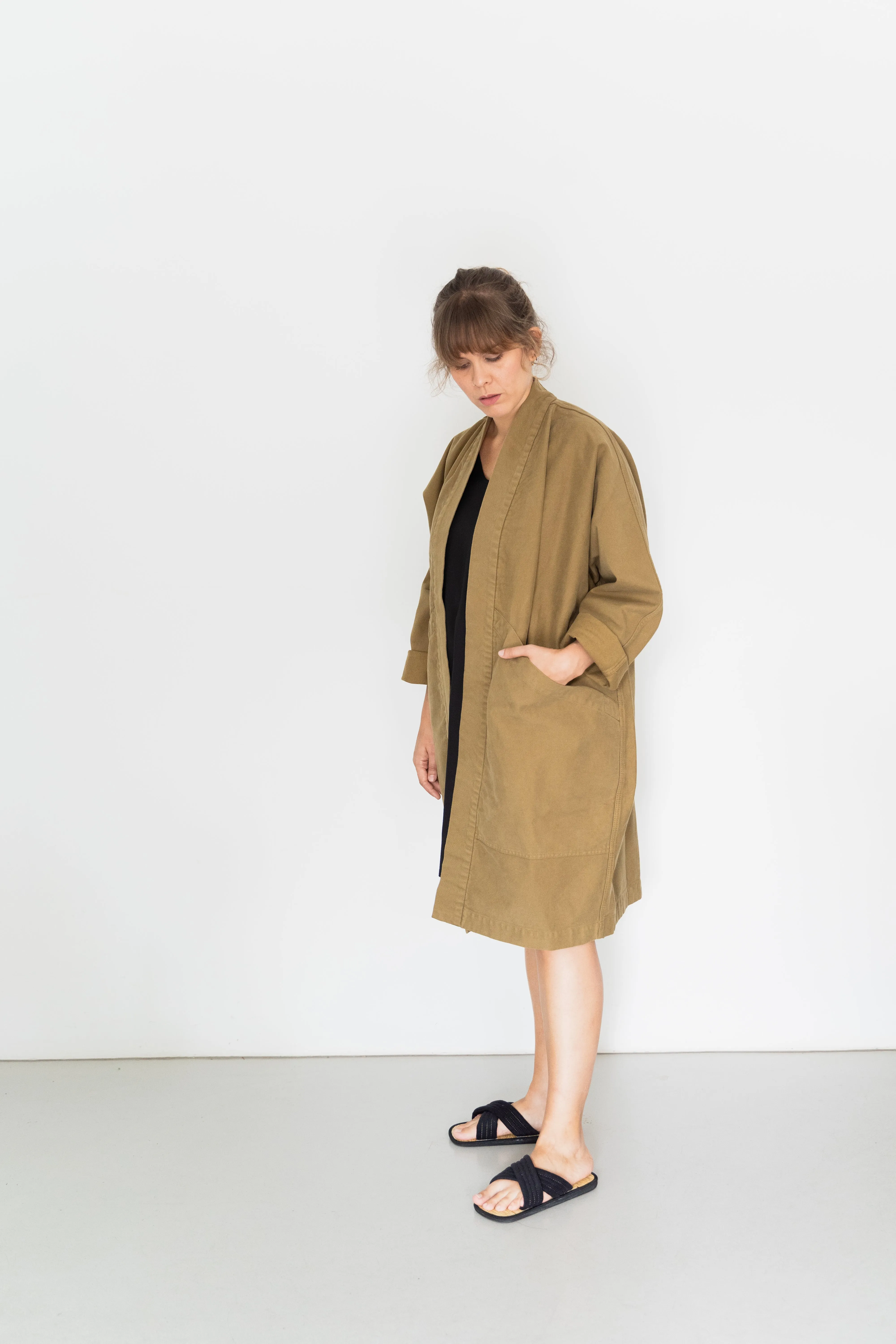 Jacket Big Pockets Hazel in ORGANIC Cotton