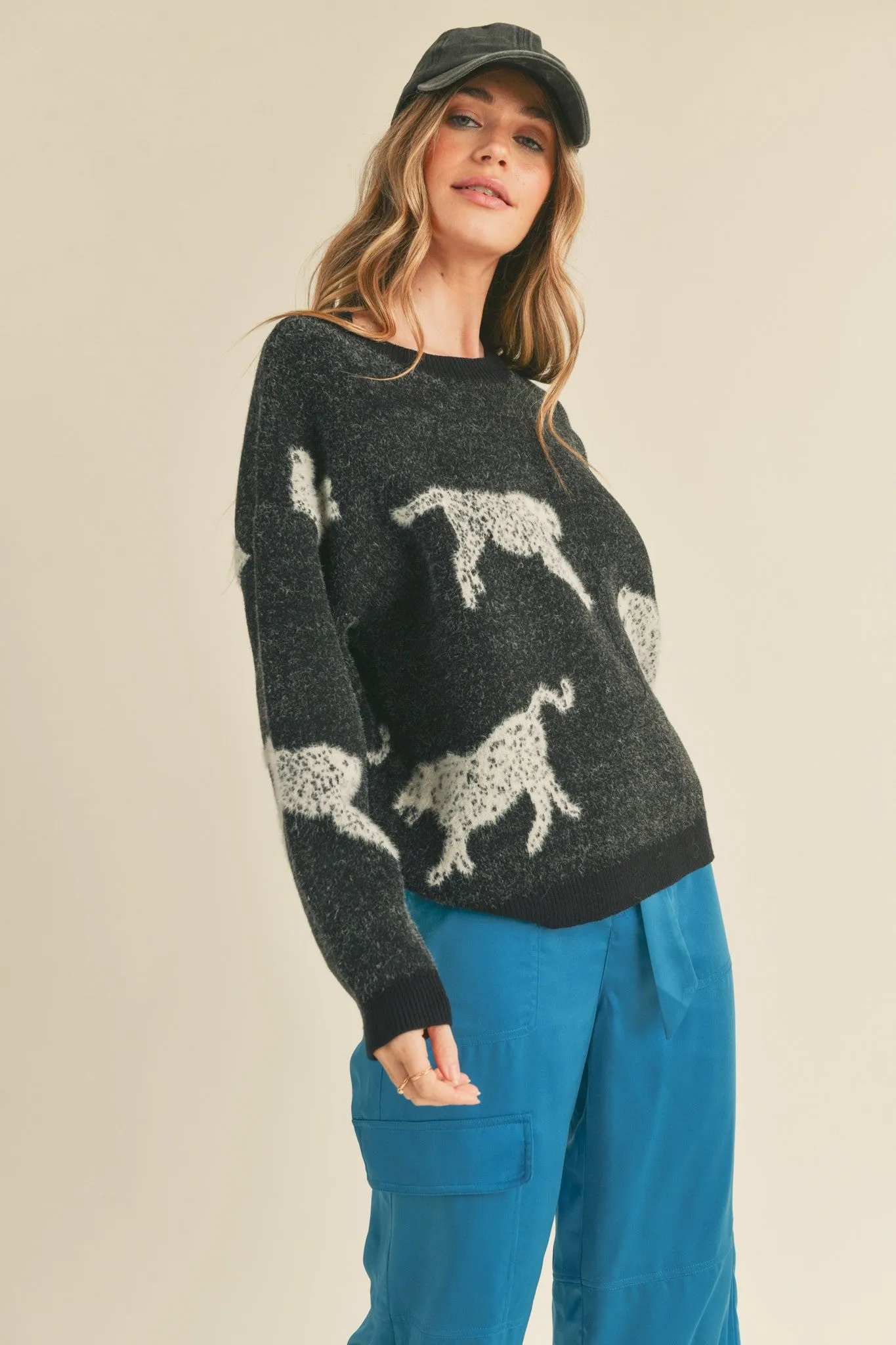 LEOPARD SWEATER