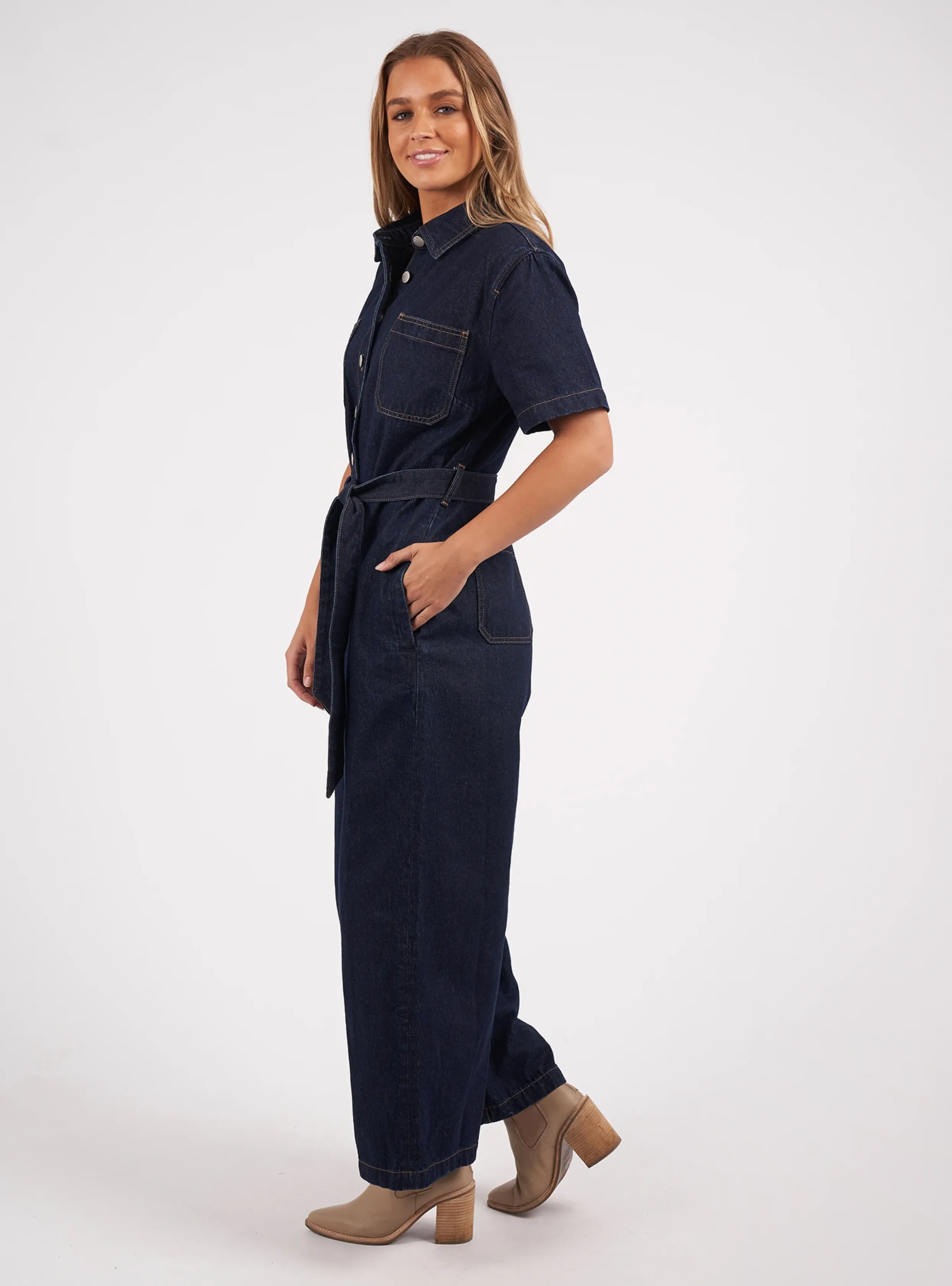 LORENA JUMPSUIT - Indigo Denim