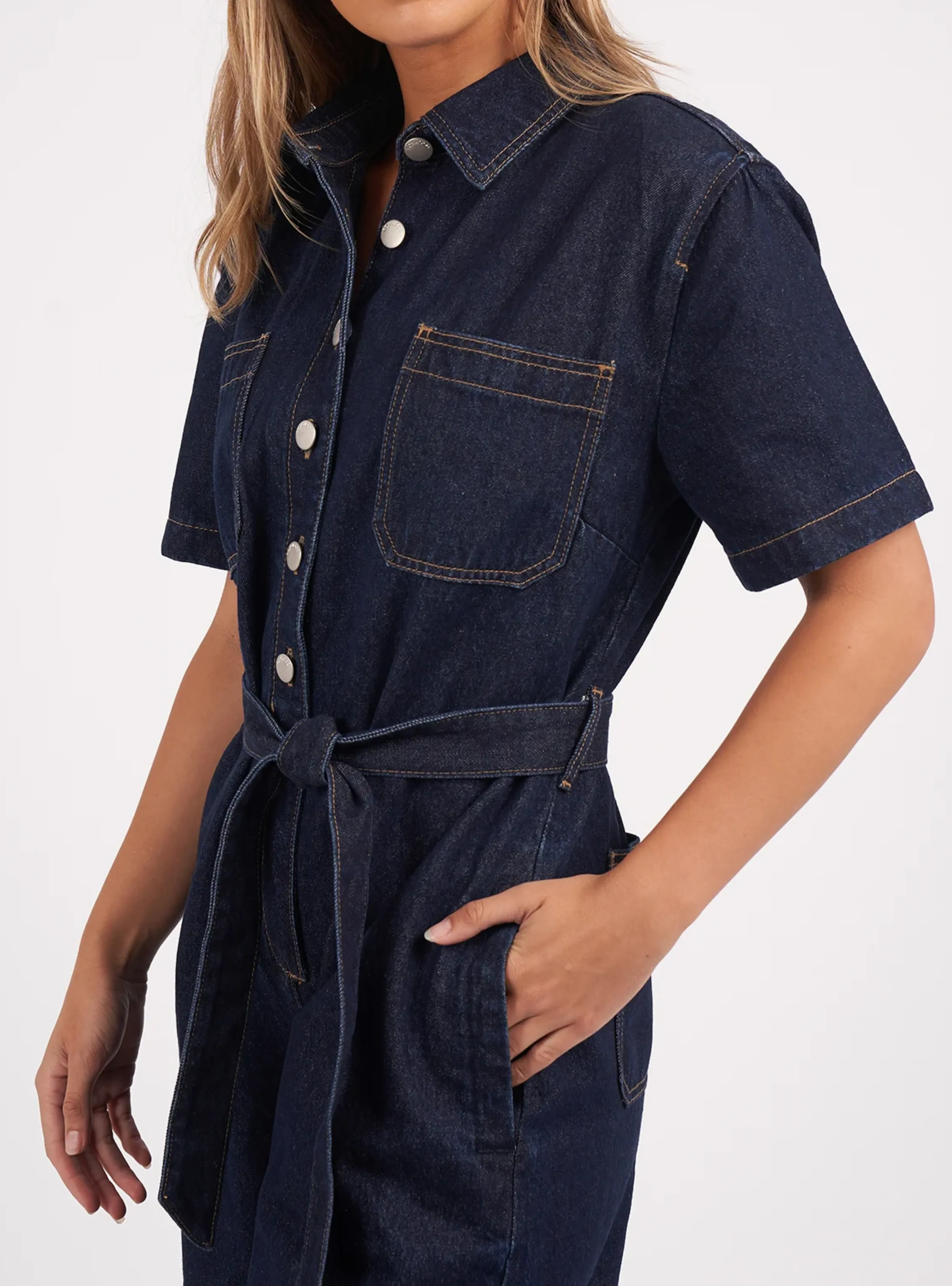 LORENA JUMPSUIT - Indigo Denim
