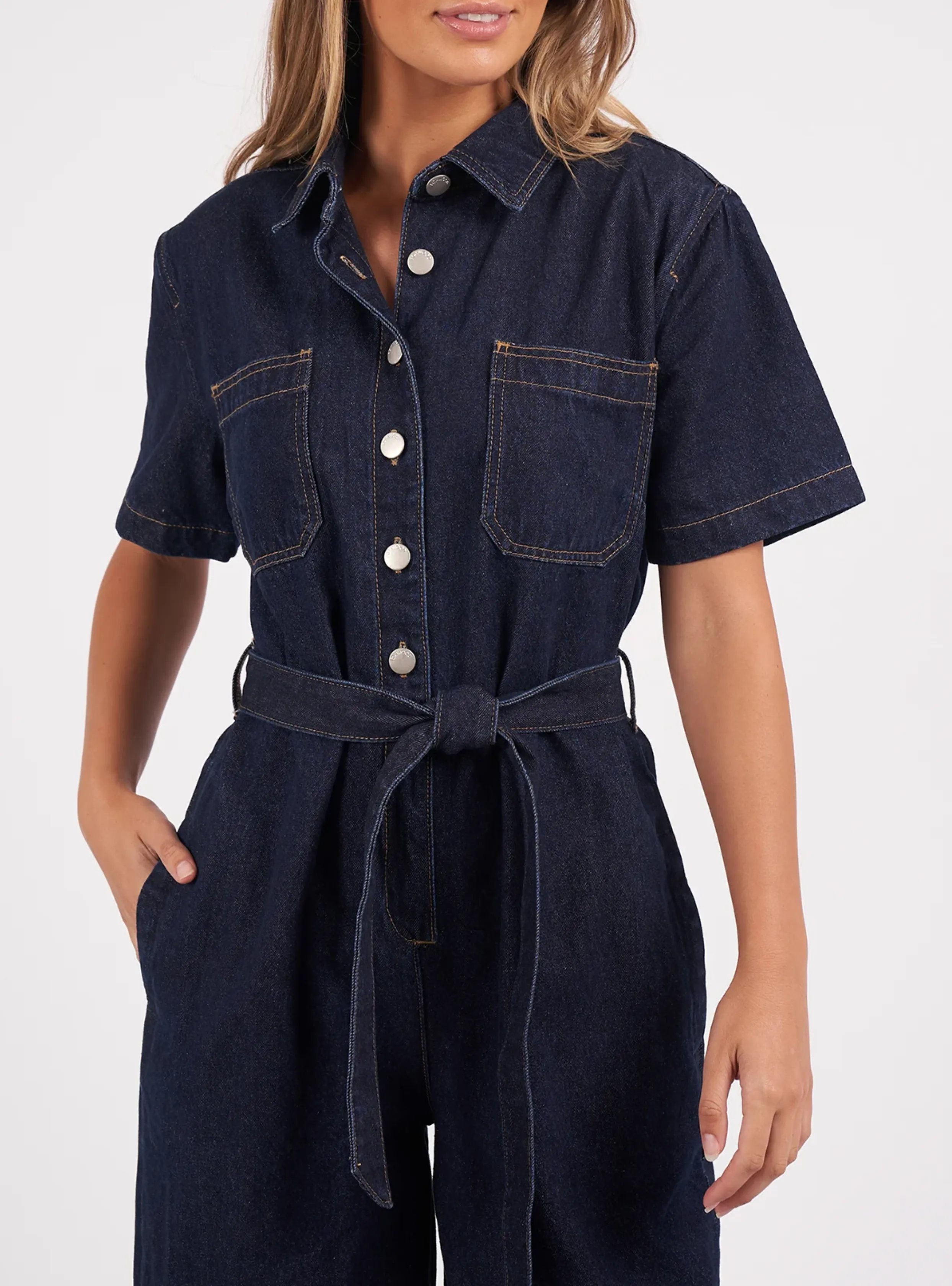 LORENA JUMPSUIT - Indigo Denim