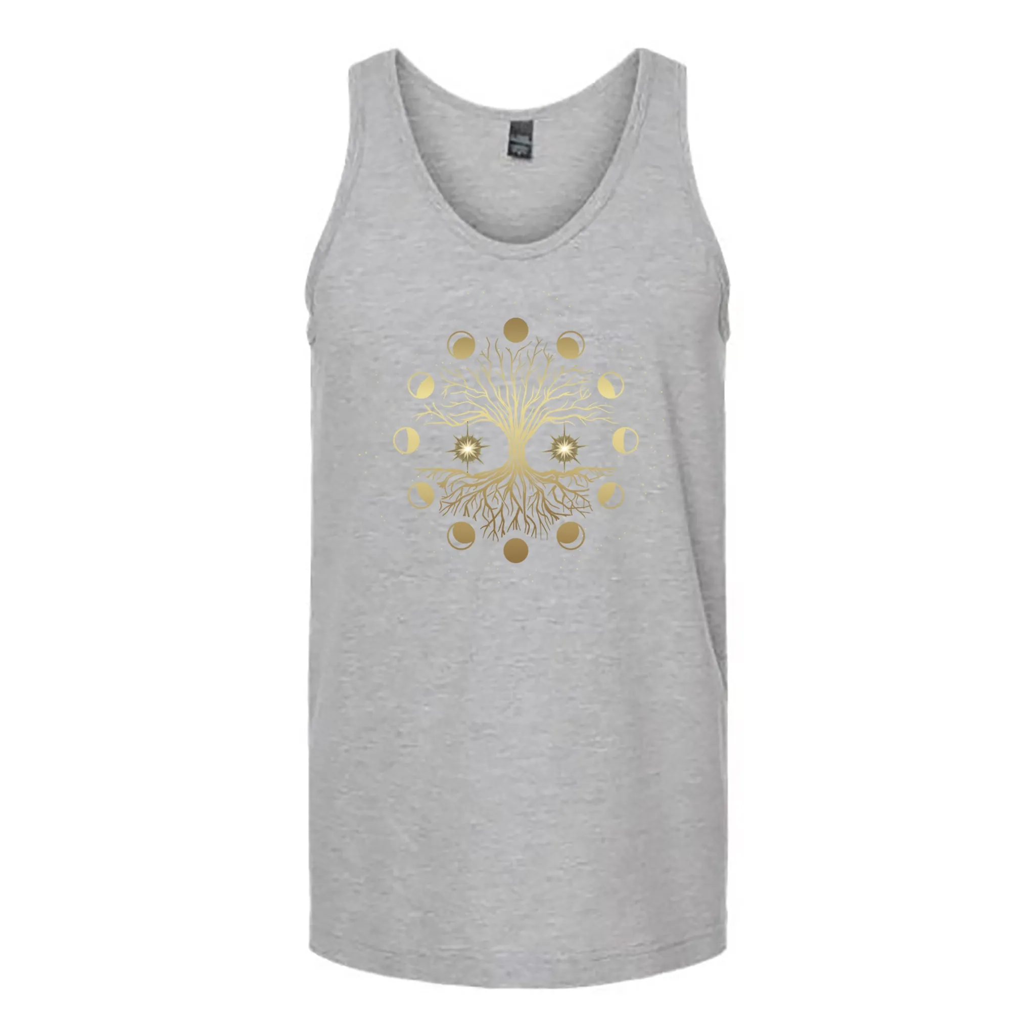 Lunar Phase Tree Unisex Tank Top