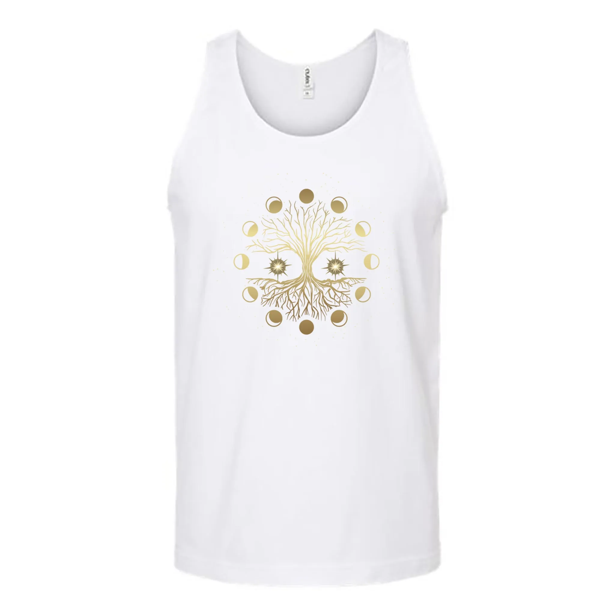 Lunar Phase Tree Unisex Tank Top