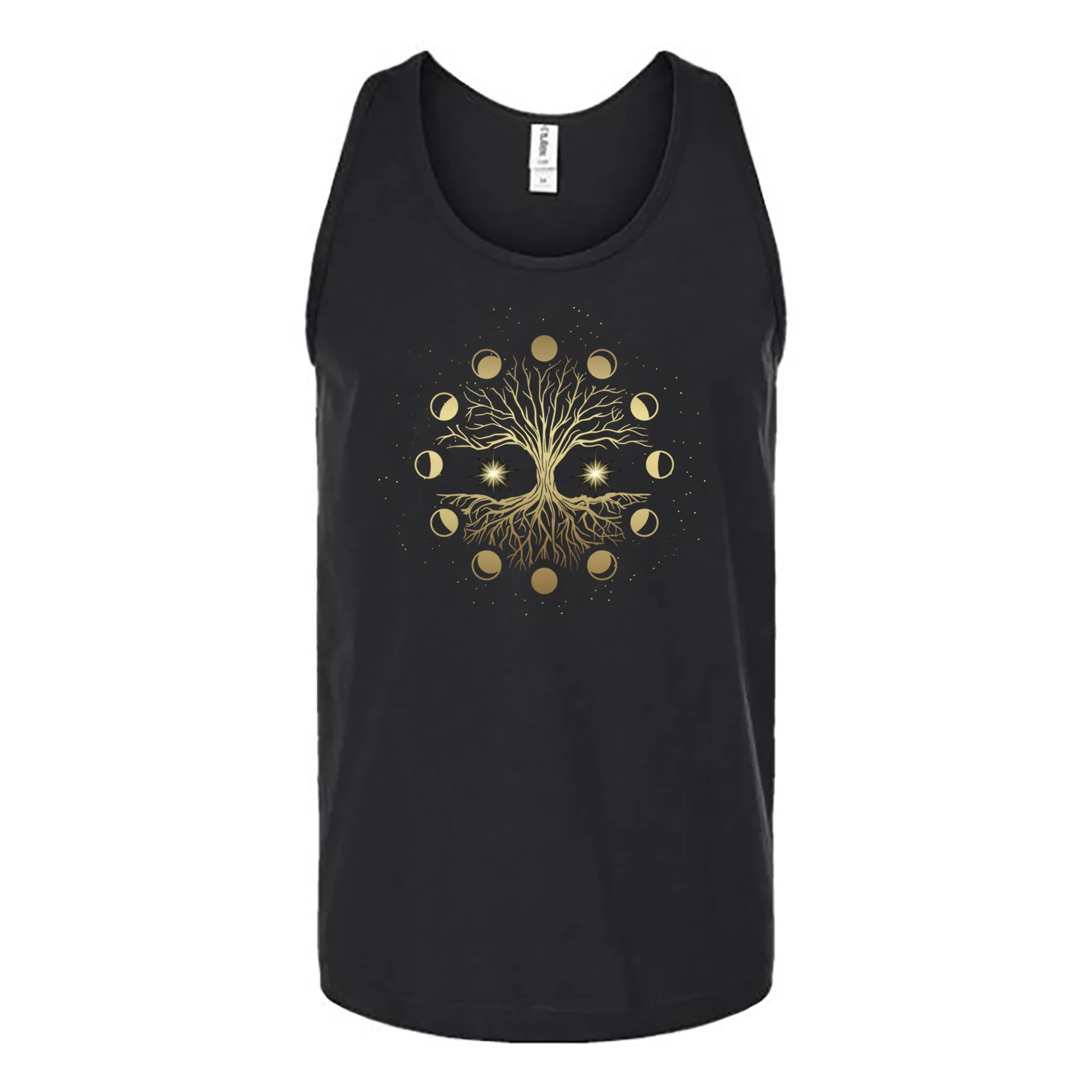 Lunar Phase Tree Unisex Tank Top
