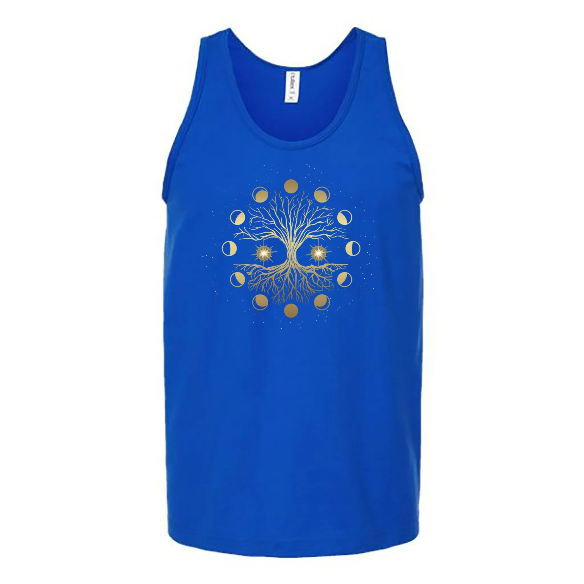 Lunar Phase Tree Unisex Tank Top