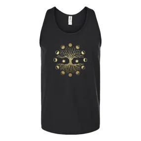 Lunar Phase Tree Unisex Tank Top