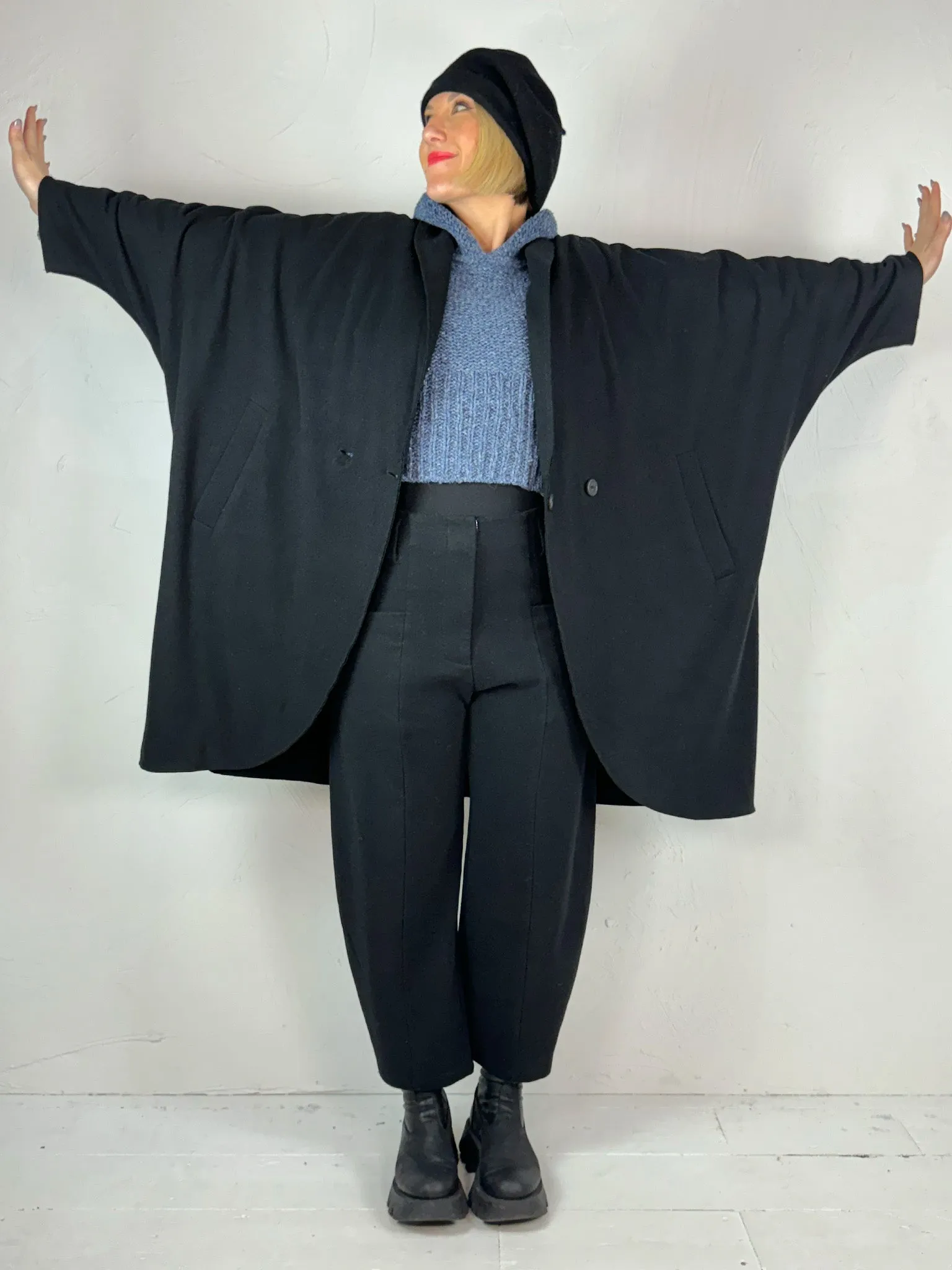 Lurdes Bergada Oversized Fleece Coat 470 - 2 Colours
