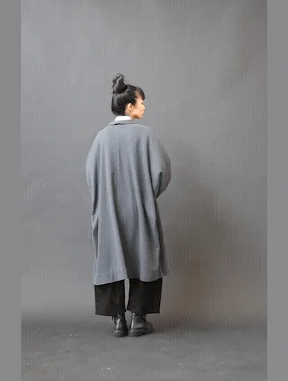 Lurdes Bergada Oversized Fleece Coat 470 - 2 Colours