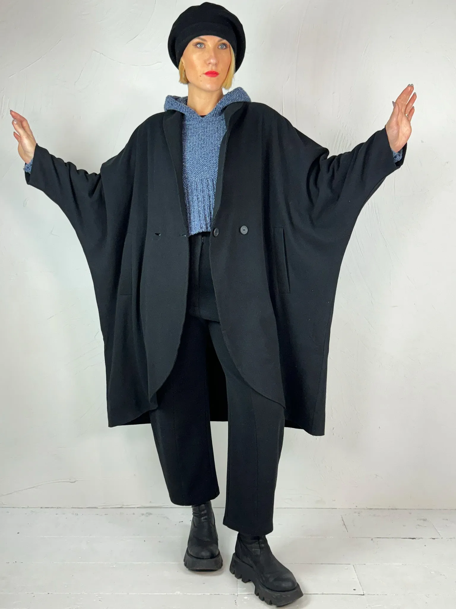 Lurdes Bergada Oversized Fleece Coat 470 - 2 Colours