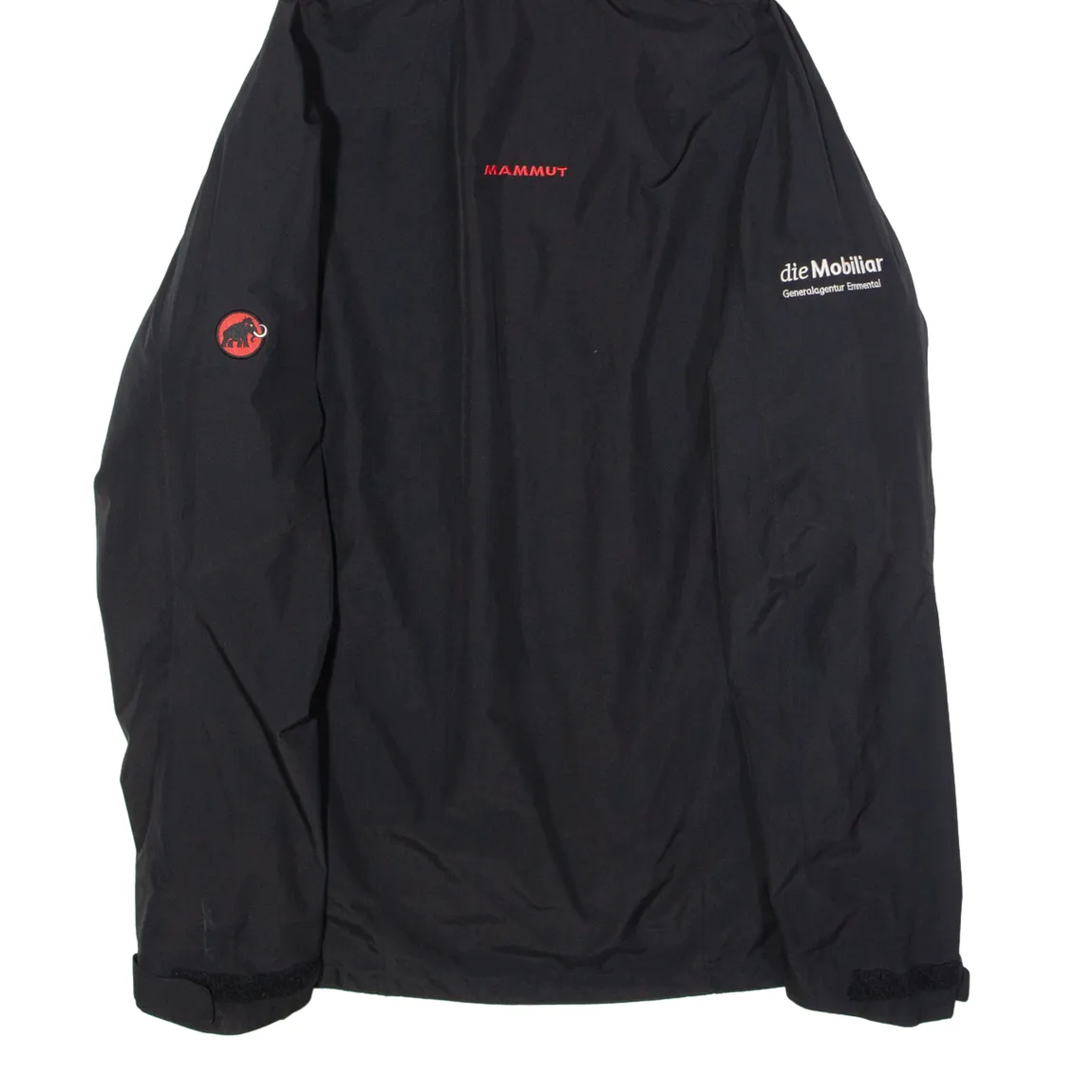 MAMMUT Tie Mobiliar 2 in 1 Mens Coat Black Hooded XL