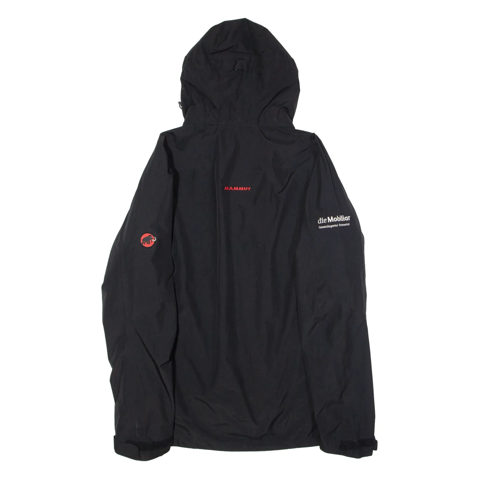 MAMMUT Tie Mobiliar 2 in 1 Mens Coat Black Hooded XL