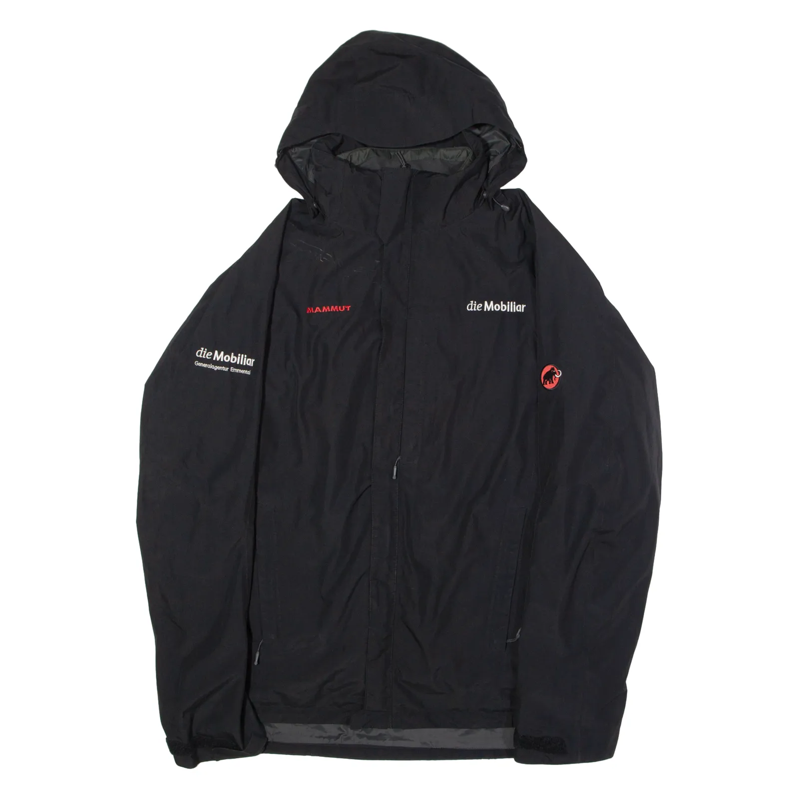 MAMMUT Tie Mobiliar 2 in 1 Mens Coat Black Hooded XL