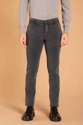 Milano Essential men's chino pants in gabardine  stretch with special washing effect extra slim fit