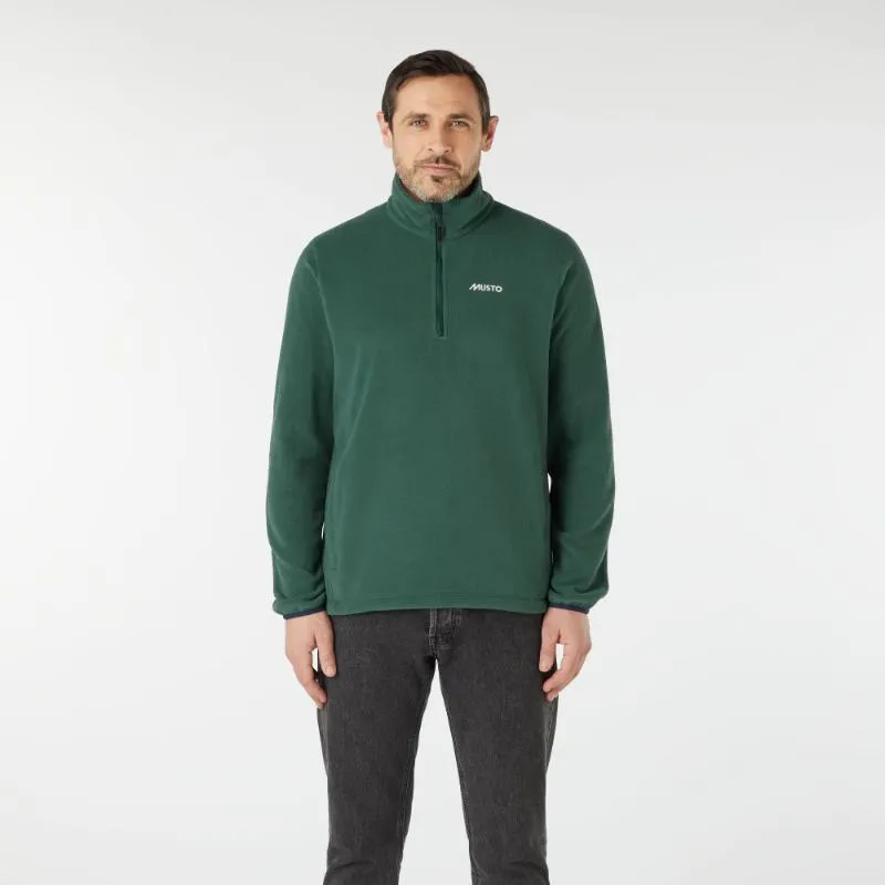 Musto Snug 2.0 Mens Polartec 1/4 Zip Fleece - Darkest Spruce