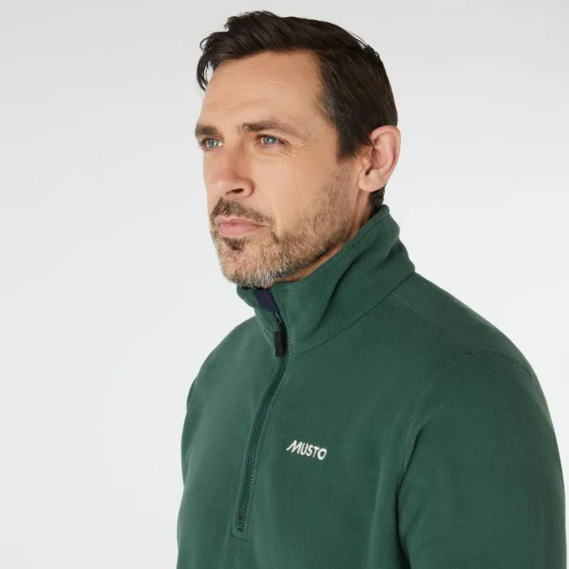Musto Snug 2.0 Mens Polartec 1/4 Zip Fleece - Darkest Spruce