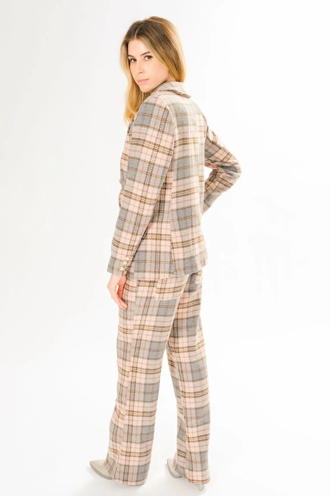OLIVIA PLAID PANT