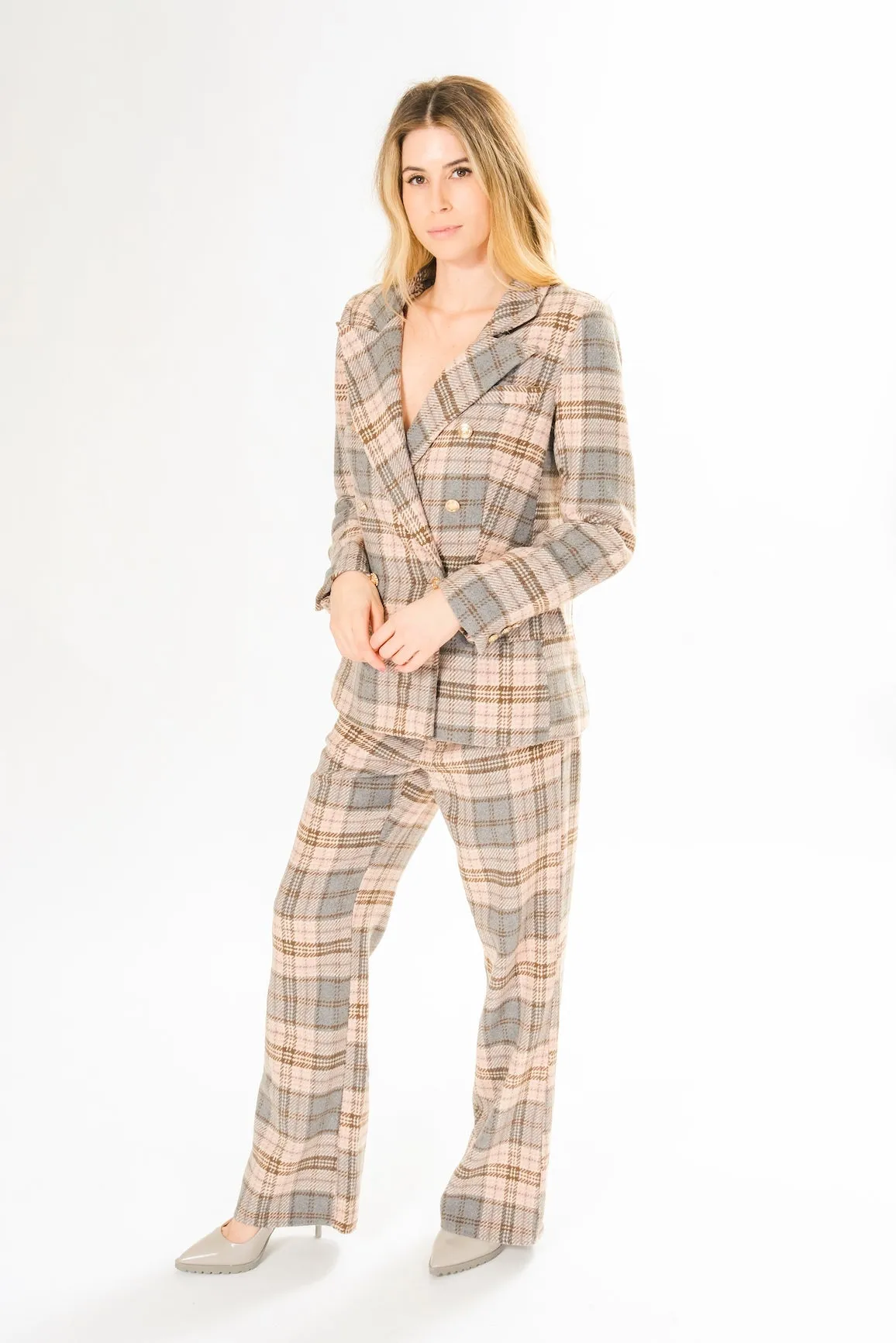 OLIVIA PLAID PANT