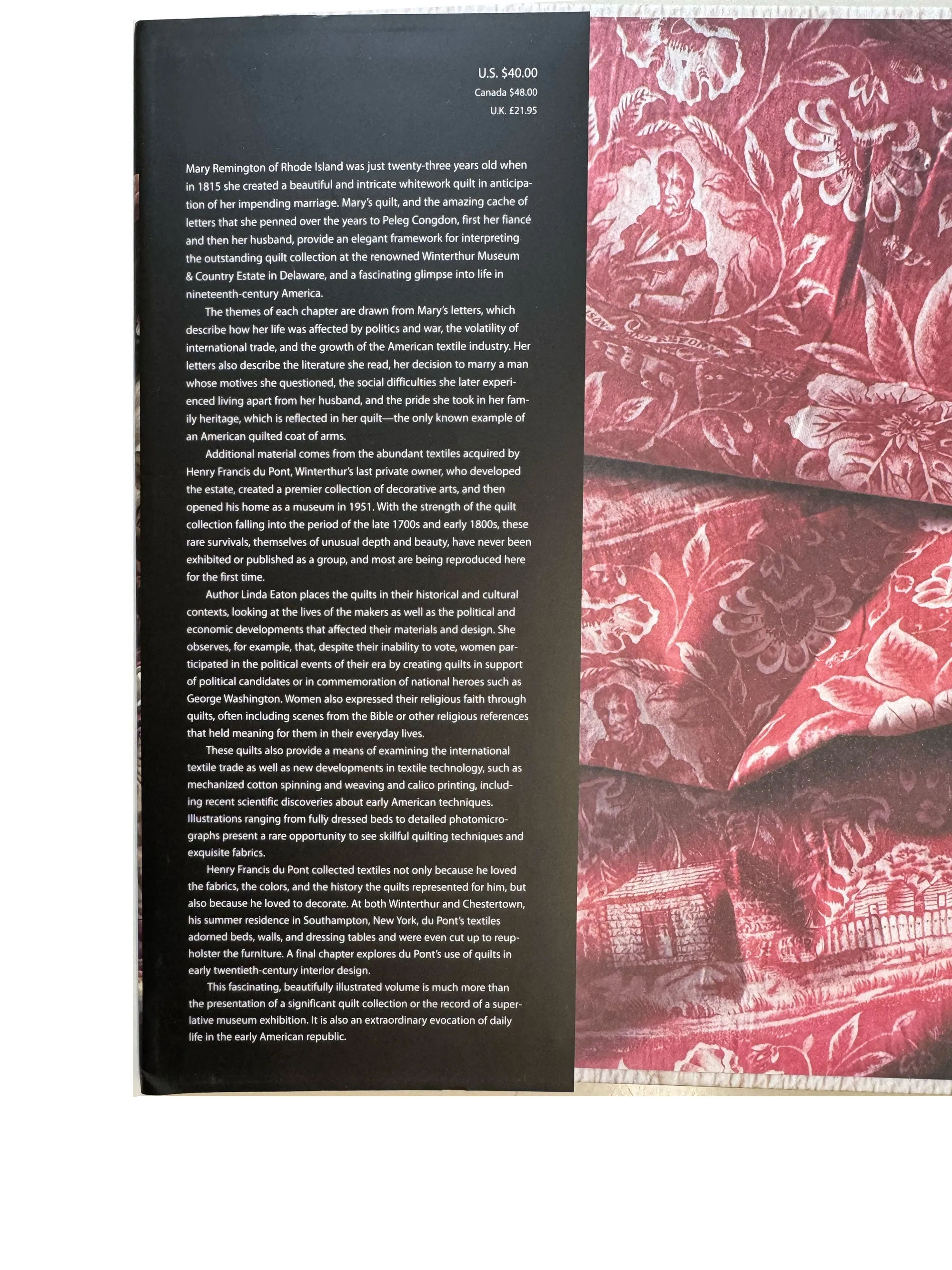 Quilts in the Material World (L. Eaton)