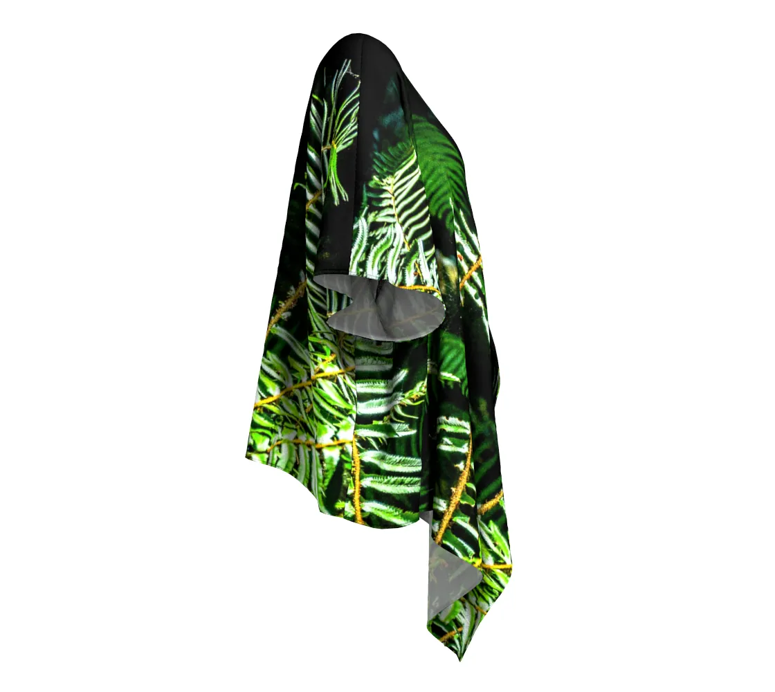 Rainforest Draped Kimono