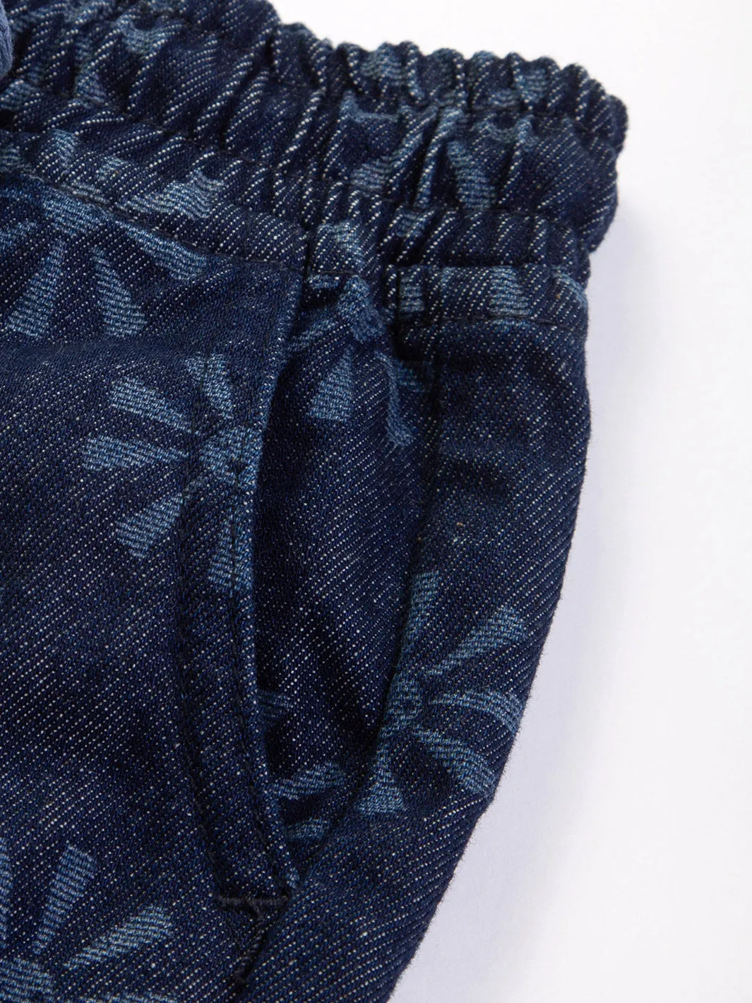 Smiley sun denim pull ups