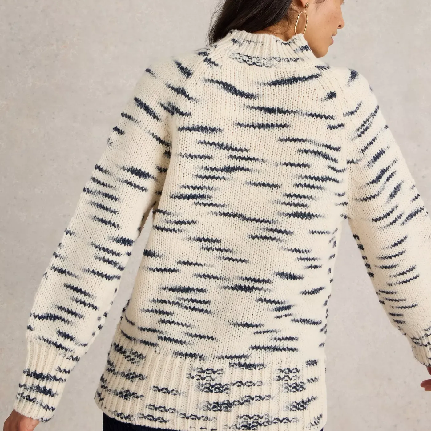 Spacedye High Neck Jumper