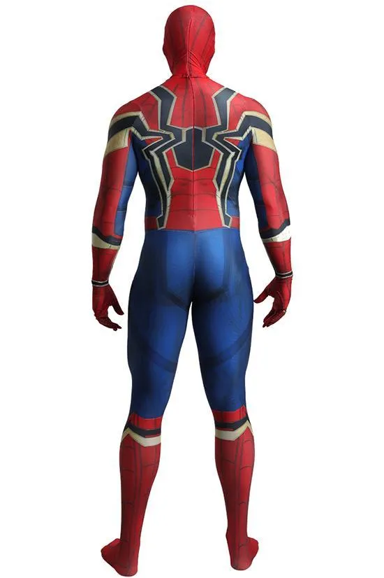 Spider-man Peter B Parker Halloween Party Cosplay Costume Zentai Jumpsuit