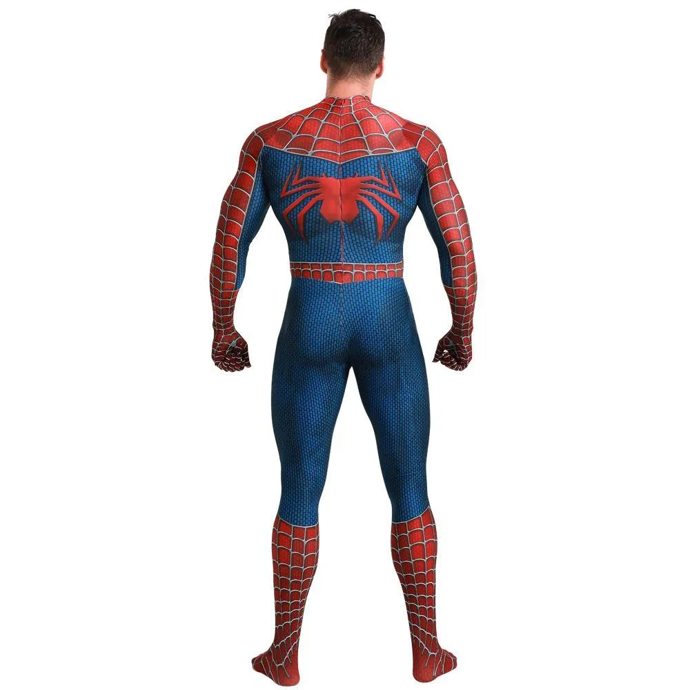 Spider-Man Tony Halloween Cosplay Costume Zentai Jumpsuit