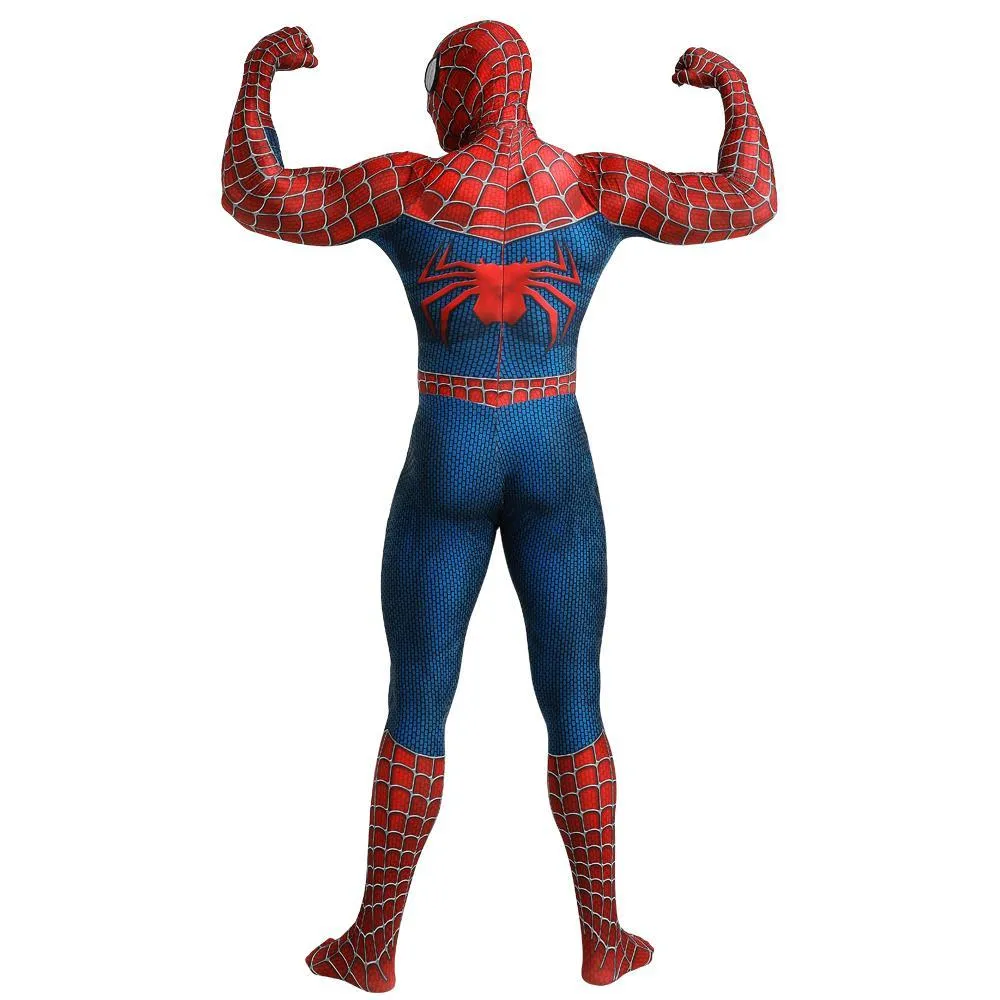 Spider-Man Tony Halloween Cosplay Costume Zentai Jumpsuit