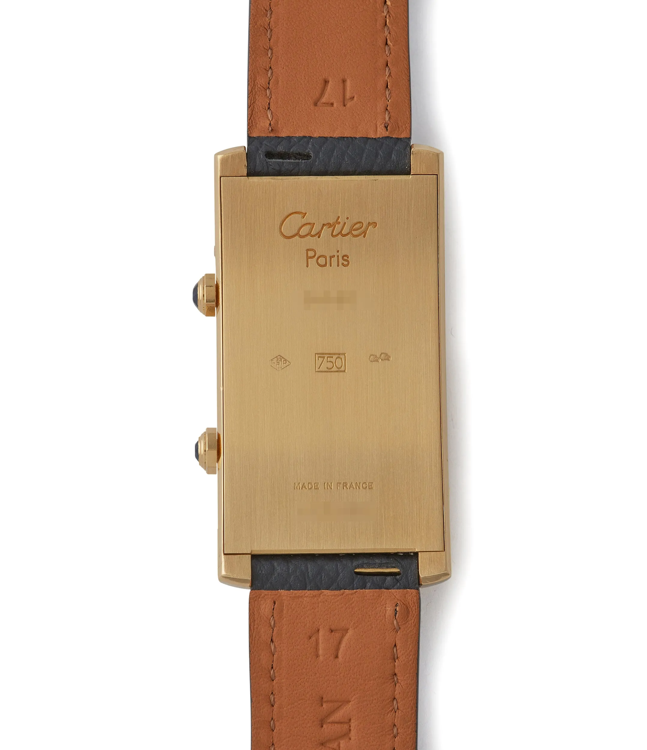 Tank Cintrée | Dual-Time | Yellow Gold
