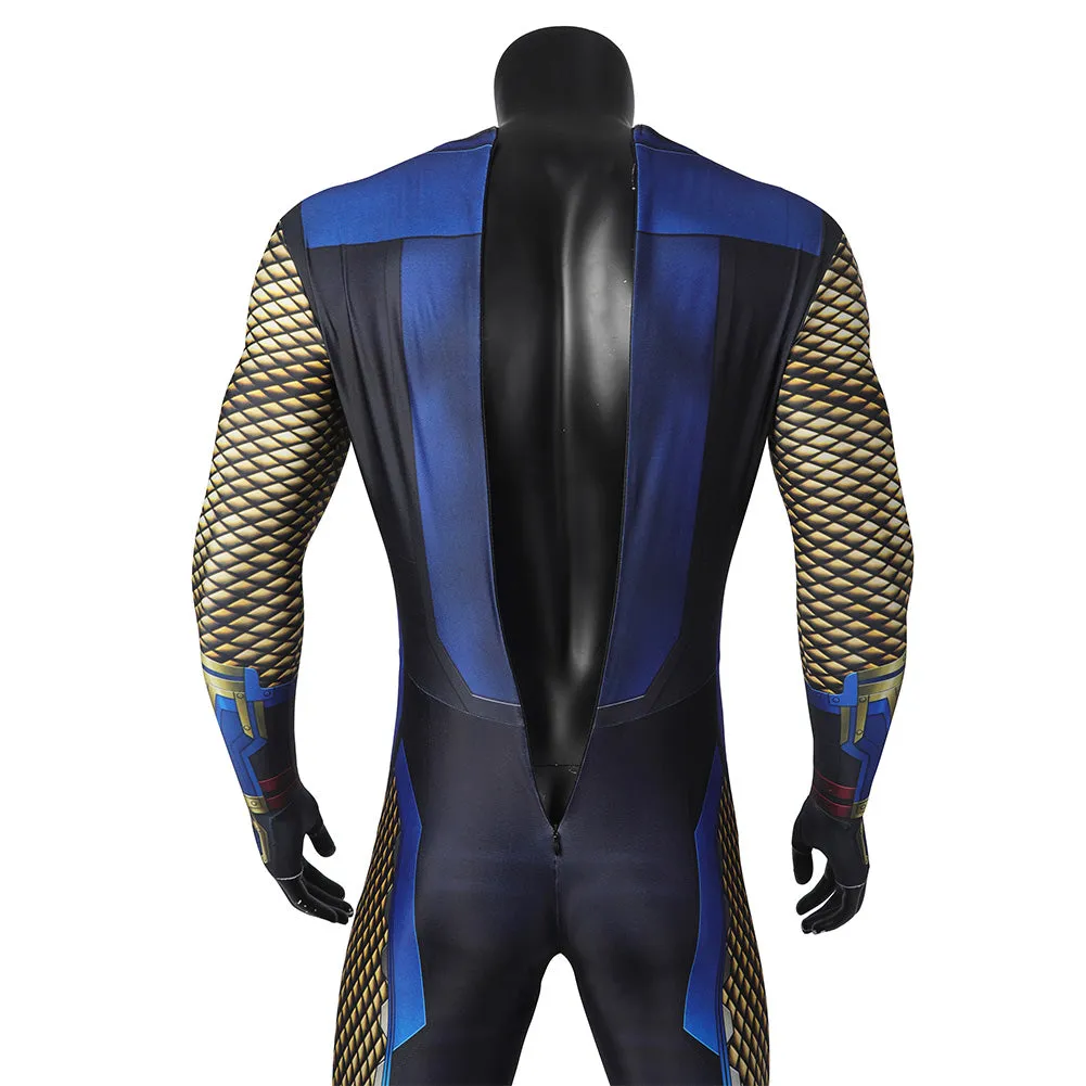 Tr Men Jumpsuit With Cloak Cosplay Costume Outfits Halloween Carnival Suit