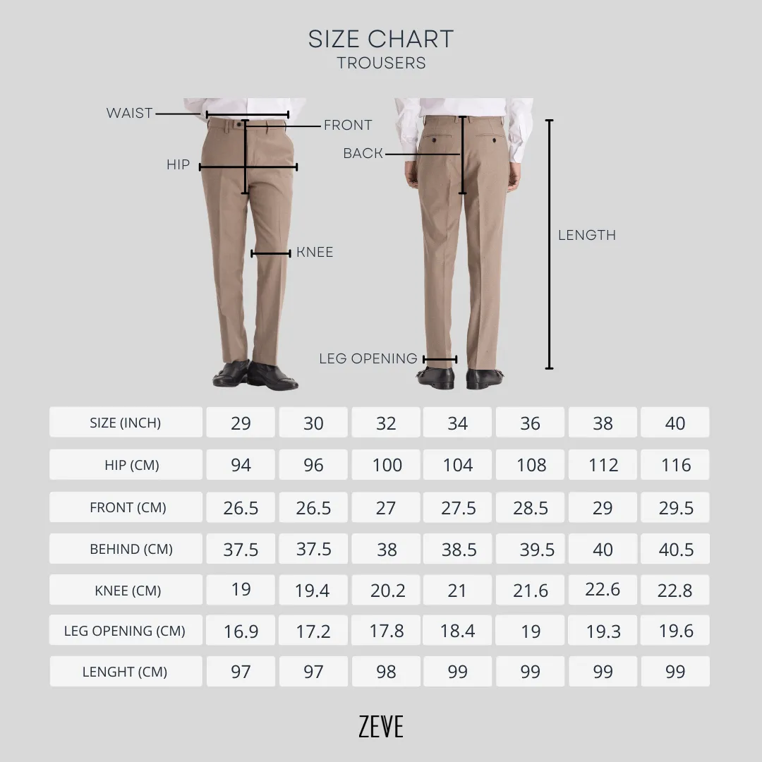 Trousers With Belt Loop - Corduroy Coffee (Slim Straight)