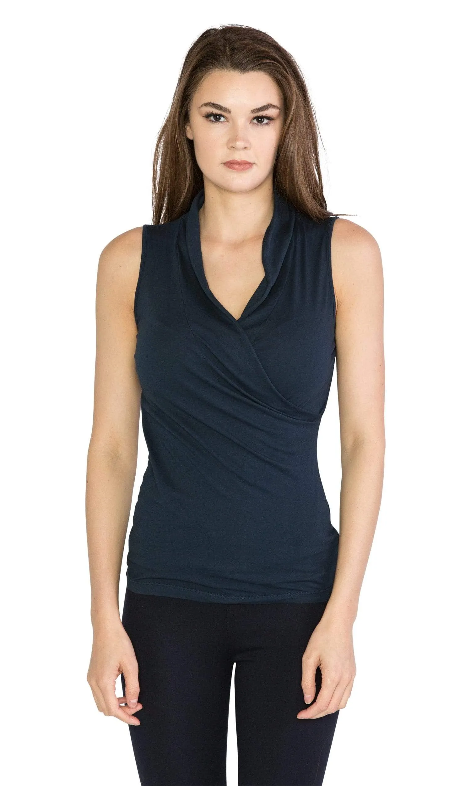 Velvet by Graham & Spencer Adelise05 Wrap Tank Top