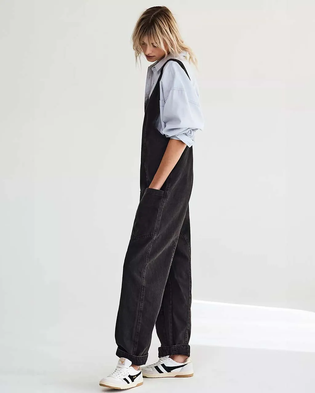 We The Free High Roller Jumpsuit - Mineral Black