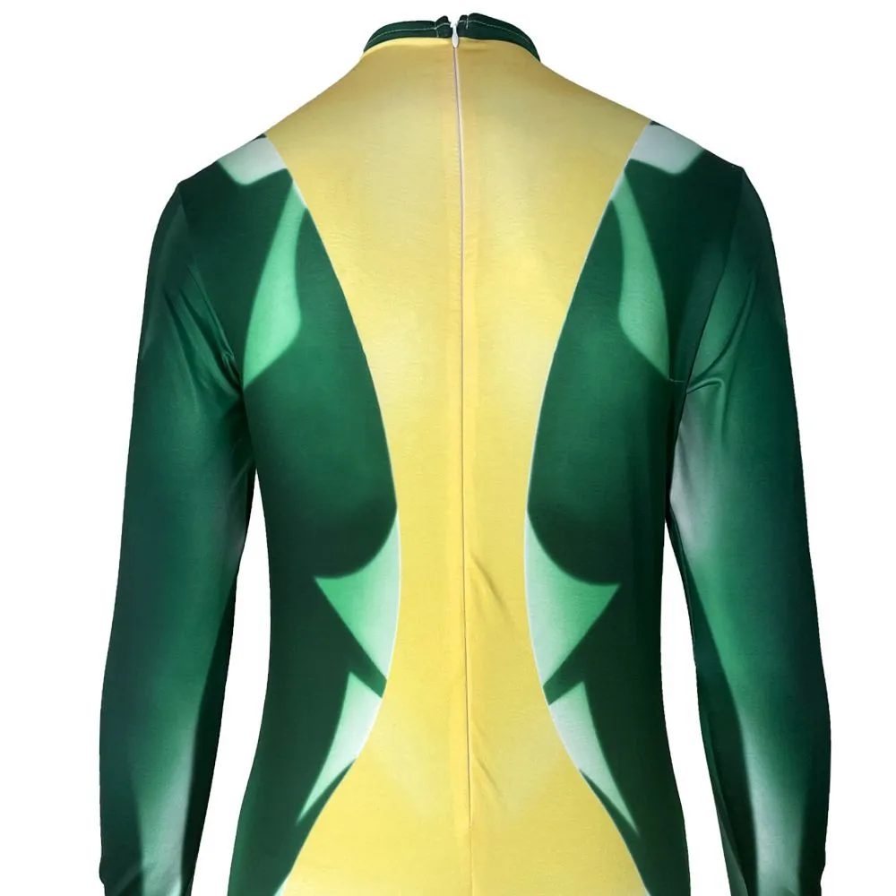 X Men Rogue Outfits Halloween Party Cosplay Costume Jumpsuit