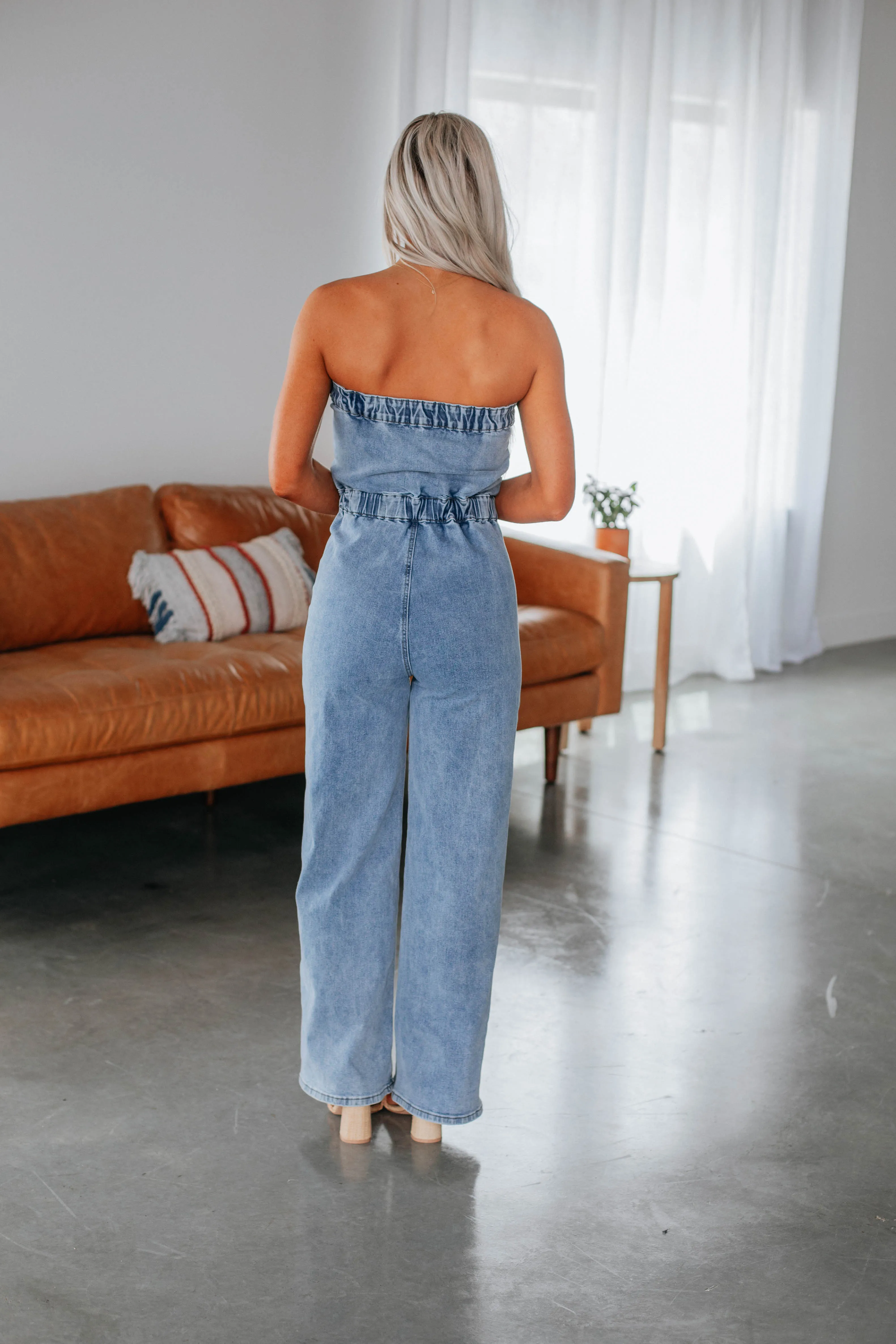 Zariah Denim Jumpsuit